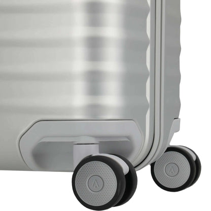 TITAN ETERNITY 4-Rollen-Kabinentrolley aus Aluminium 55 cm -silver KOFFER-PLUS.COM