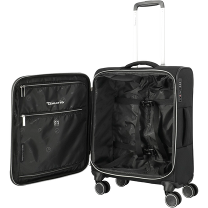 Tamaris by travelite Voyaage 4-Rollen-Handgepäcktrolley S 55 cm -Black KOFFER-PLUS.COM