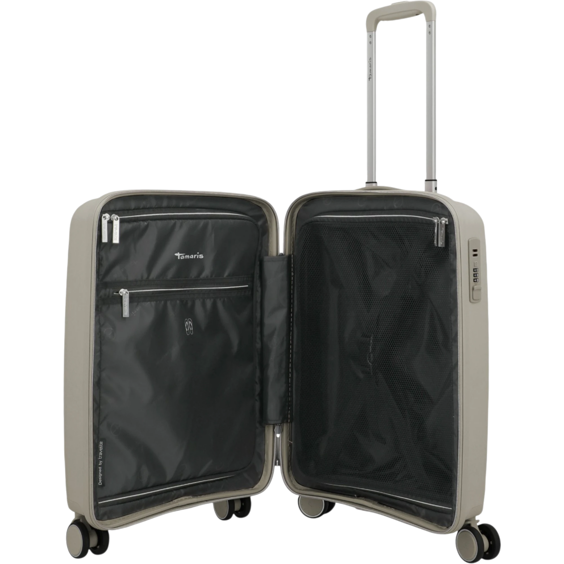 Tamaris by travelite Voyaage 4-Rollen-Kabinentrolley S 55 cm -Sand KOFFER-PLUS.COM