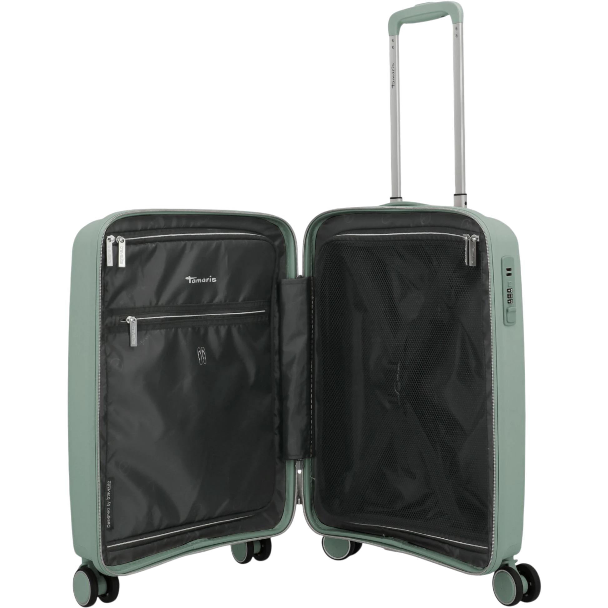 Tamaris by travelite Voyaage 4-Rollen-Kabinentrolley S 55 cm -Sage Green KOFFER-PLUS.COM