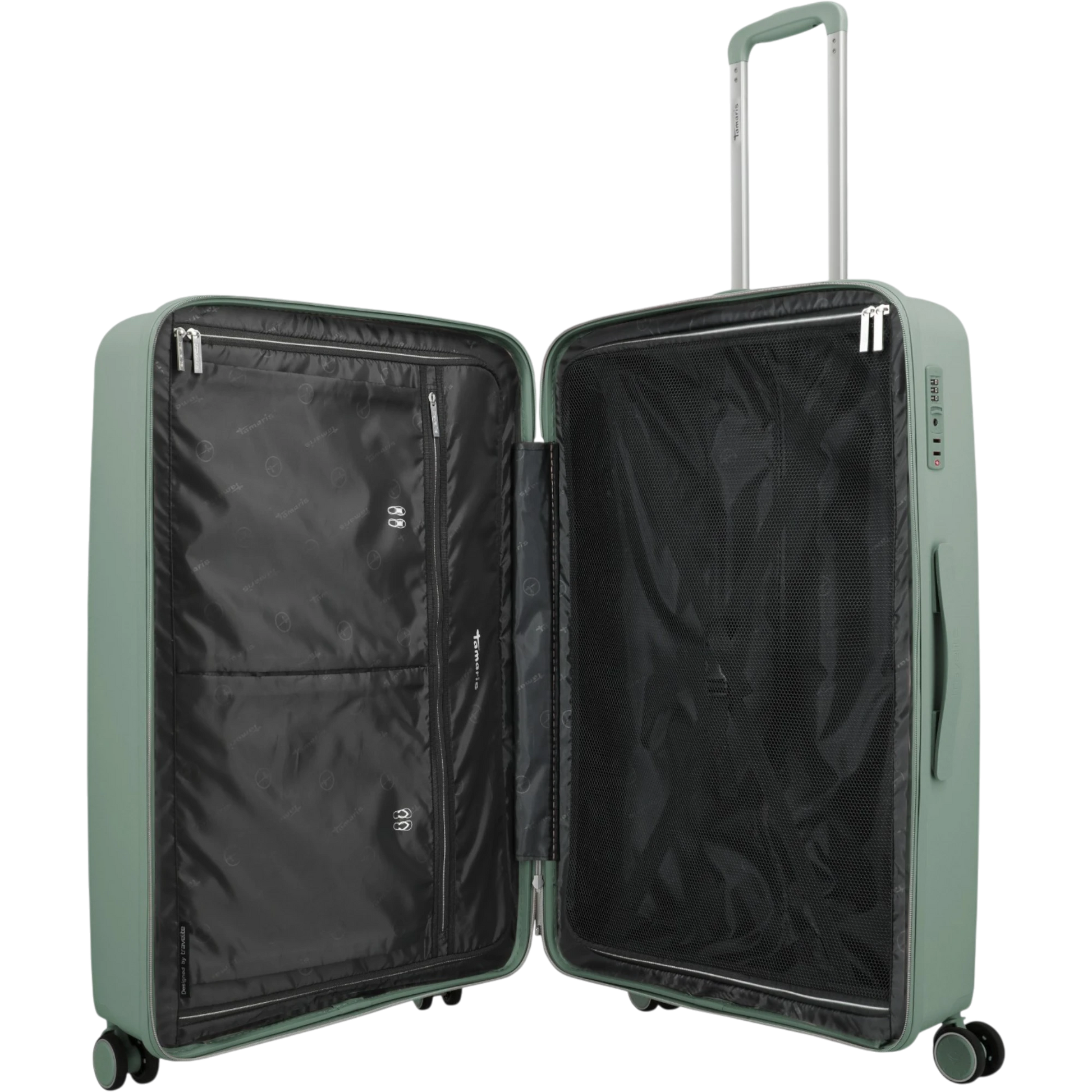 Tamaris by travelite Voyaage 4-Rollen-Trolley L 76 cm -Sage Green KOFFER-PLUS.COM