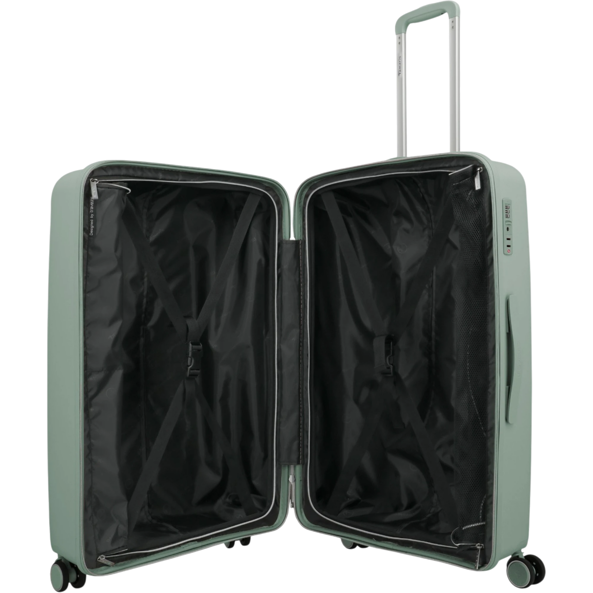 Tamaris by travelite Voyaage 4-Rollen-Trolley L 76 cm -Sage Green KOFFER-PLUS.COM