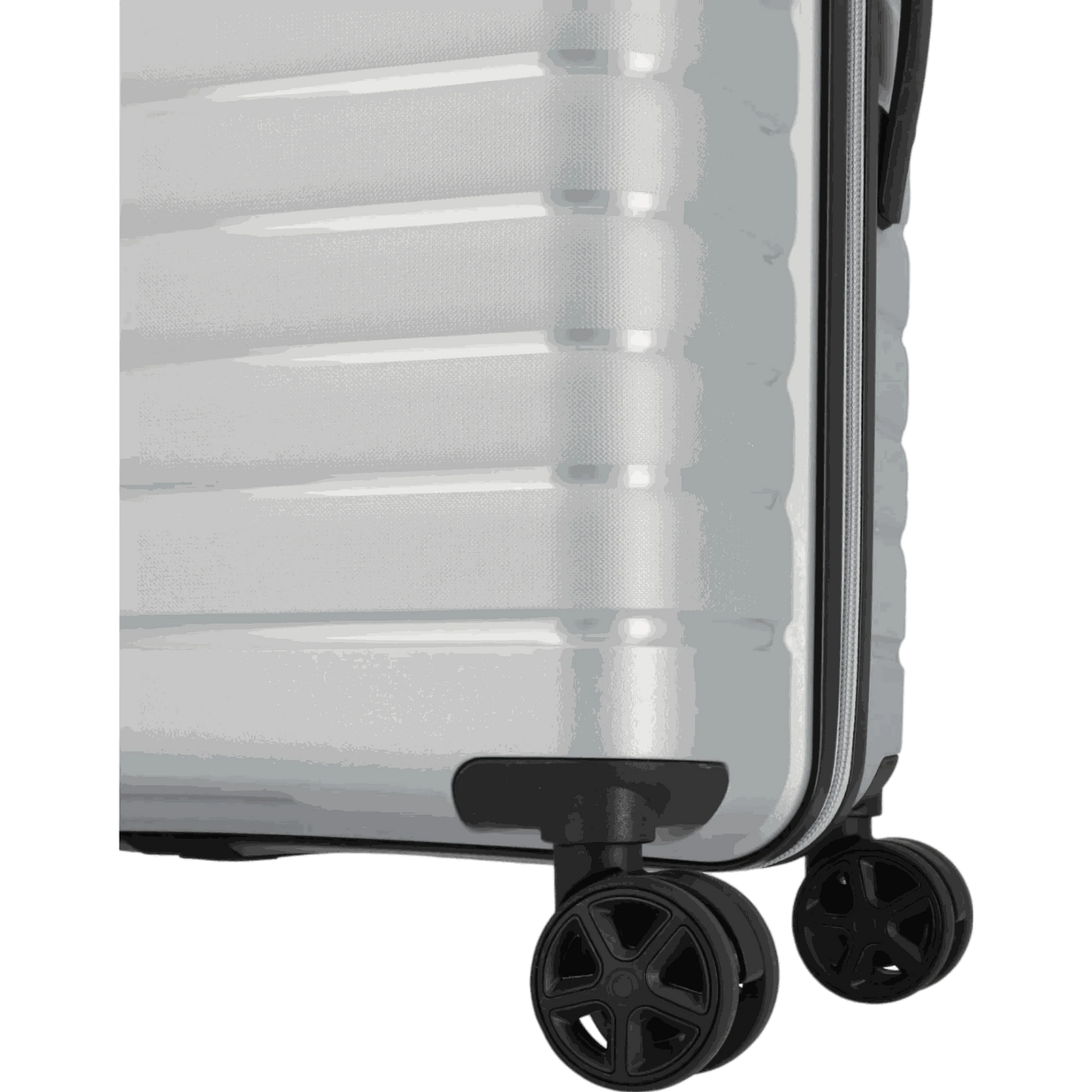 Travelite Trient 4-Rollen-Trolley 66 cm -Silber KOFFER-PLUS.COM