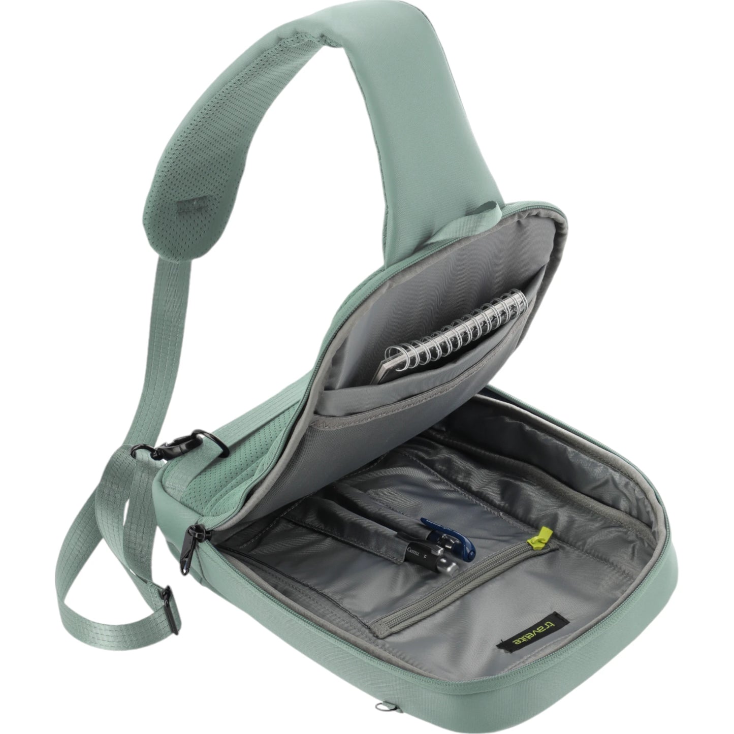 Travelite Workfloow Crossover Tasche 32 cm -Salbei KOFFER-PLUS.COM