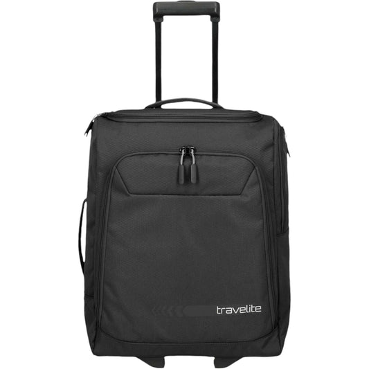 Travelite Kick Off Rollenreisetasche S 55 cm -Schwarz KOFFER-PLUS.COM