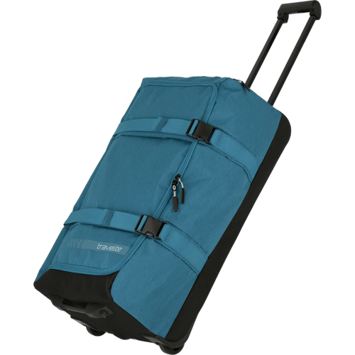 Travelite Kick Off Rollenreisetasche L 68 cm -Petrol