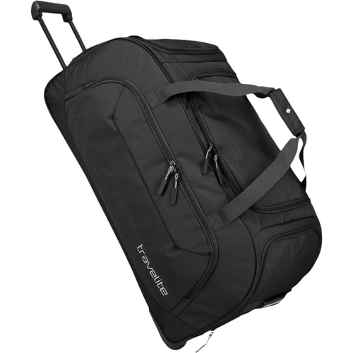 Travelite Kick Off Rollenreisetasche XL 77 cm -Schwarz