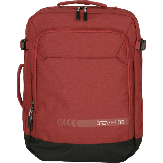 Travelite Kick Off  Bordtasche mit Rucksackfunktion 50 cm -Rot KOFFER-PLUS.COM