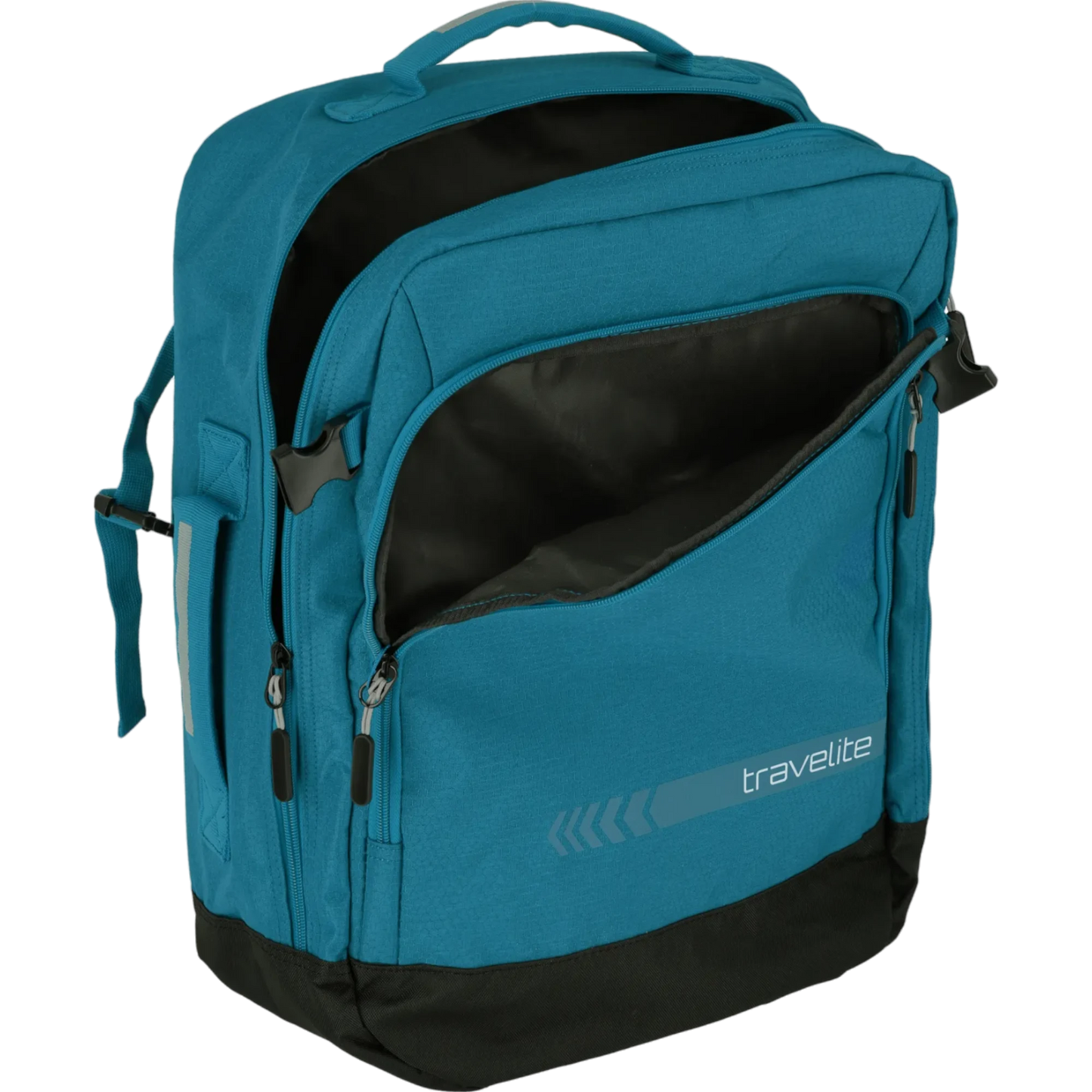 Travelite Kick Off Bordtasche mit Rucksackfunktion 50 cm -Petrol KOFFER-PLUS.COM