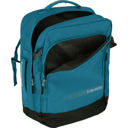 Travelite Kick Off Bordtasche mit Rucksackfunktion 50 cm -Petrol KOFFER-PLUS.COM