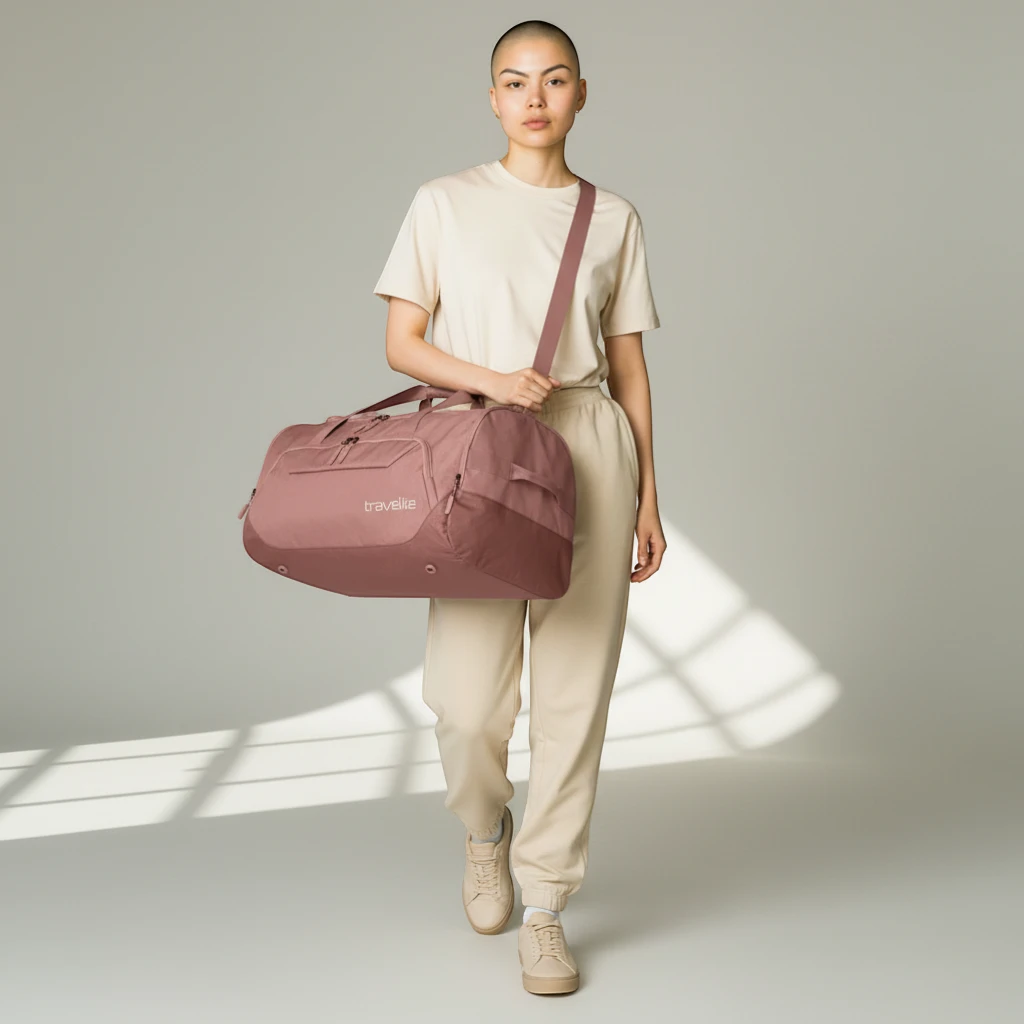 Travelite Kick Off Reisetasche L 60 cm -Rosé KOFFER-PLUS.COM