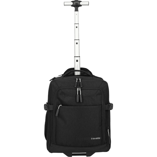 Travelite Kick Off Trolley-Rucksack 40 cm -Schwarz KOFFER-PLUS.COM