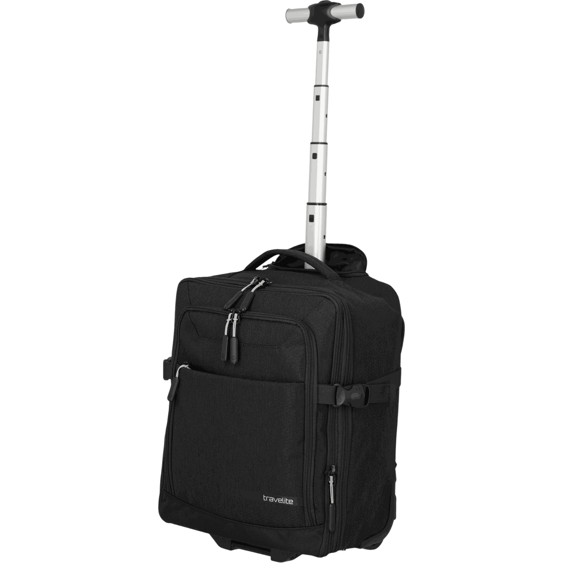 Travelite Kick Off Trolley-Rucksack 40 cm -Schwarz KOFFER-PLUS.COM