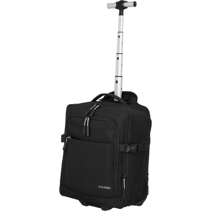 Travelite Kick Off Trolley-Rucksack 40 cm -Schwarz KOFFER-PLUS.COM
