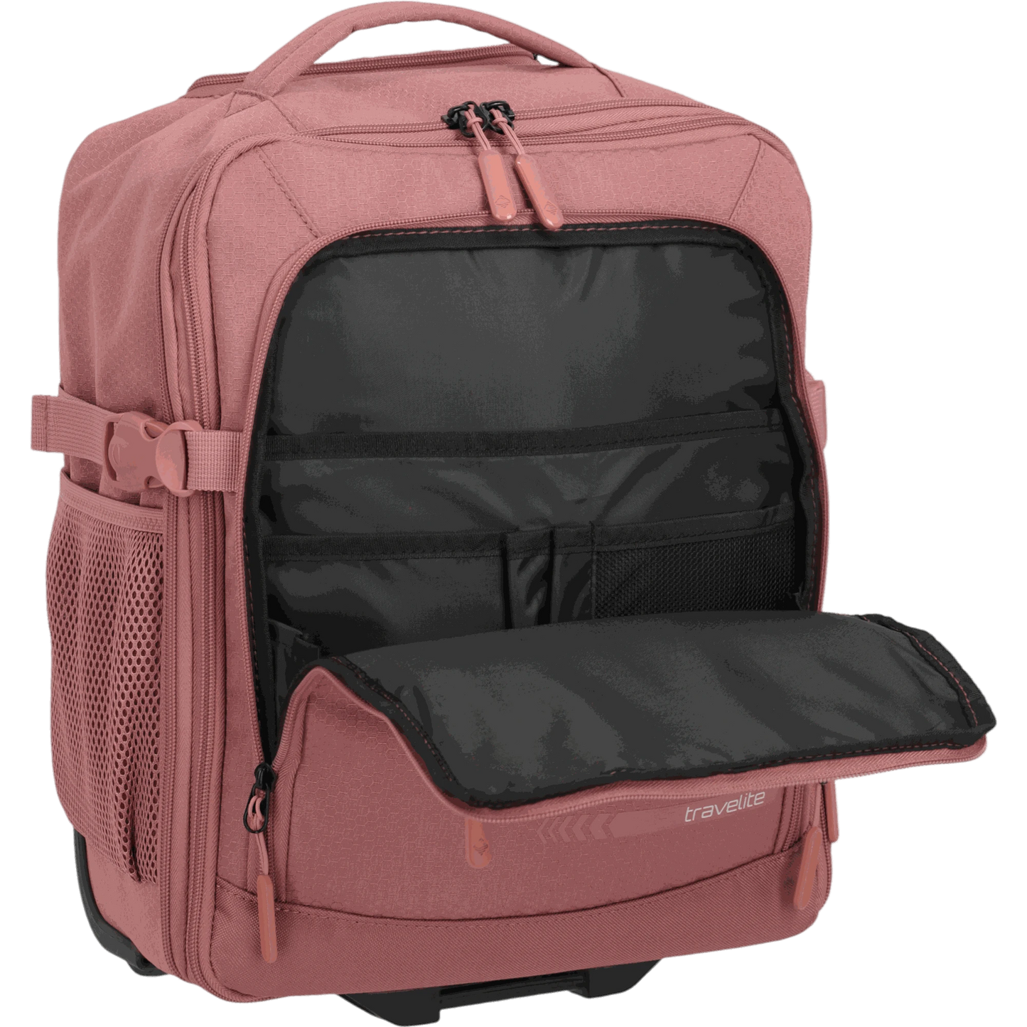 Travelite Kick Off Trolley-Rucksack 40 cm -Rosé KOFFER-PLUS.COM