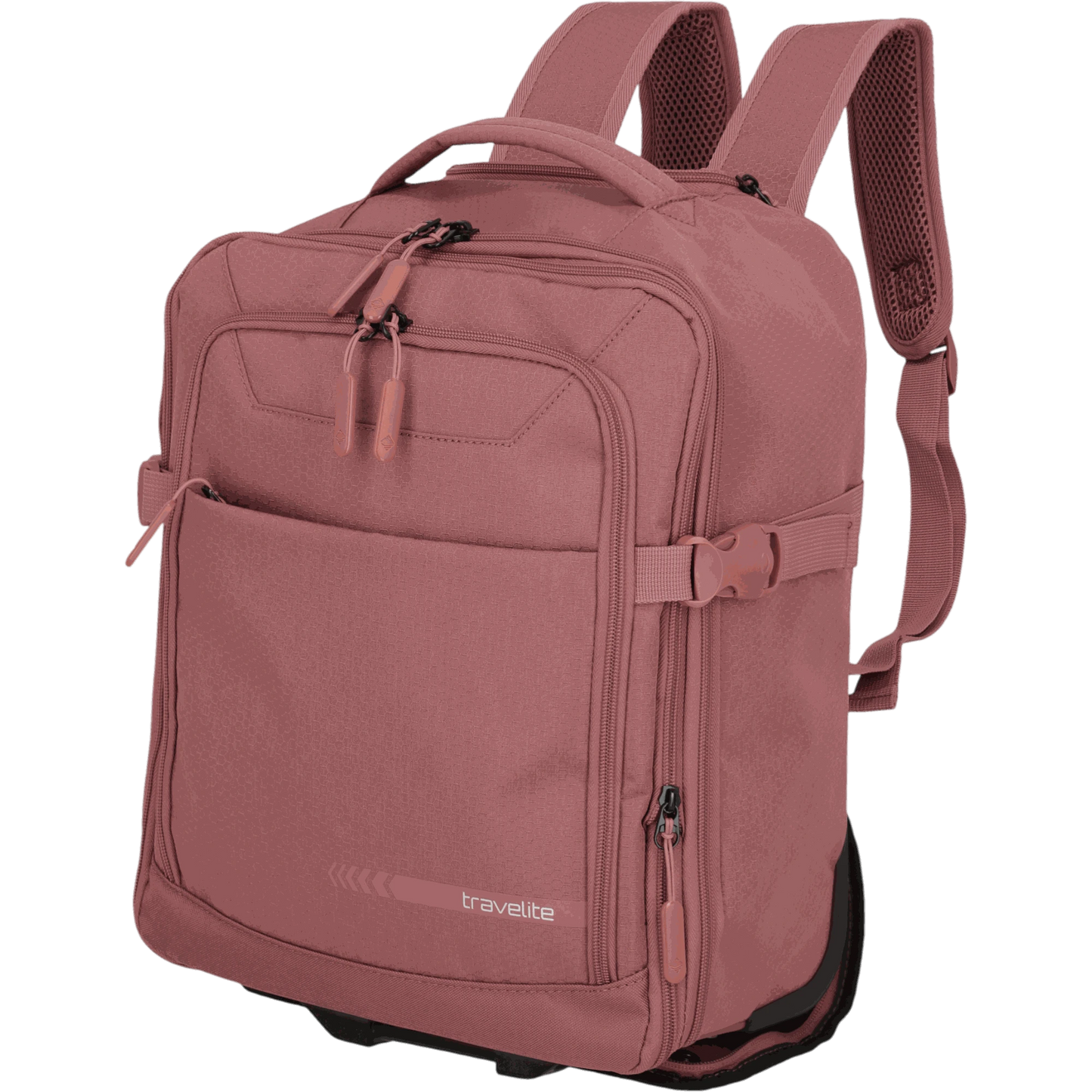 Travelite Kick Off Trolley-Rucksack 40 cm -Rosé KOFFER-PLUS.COM