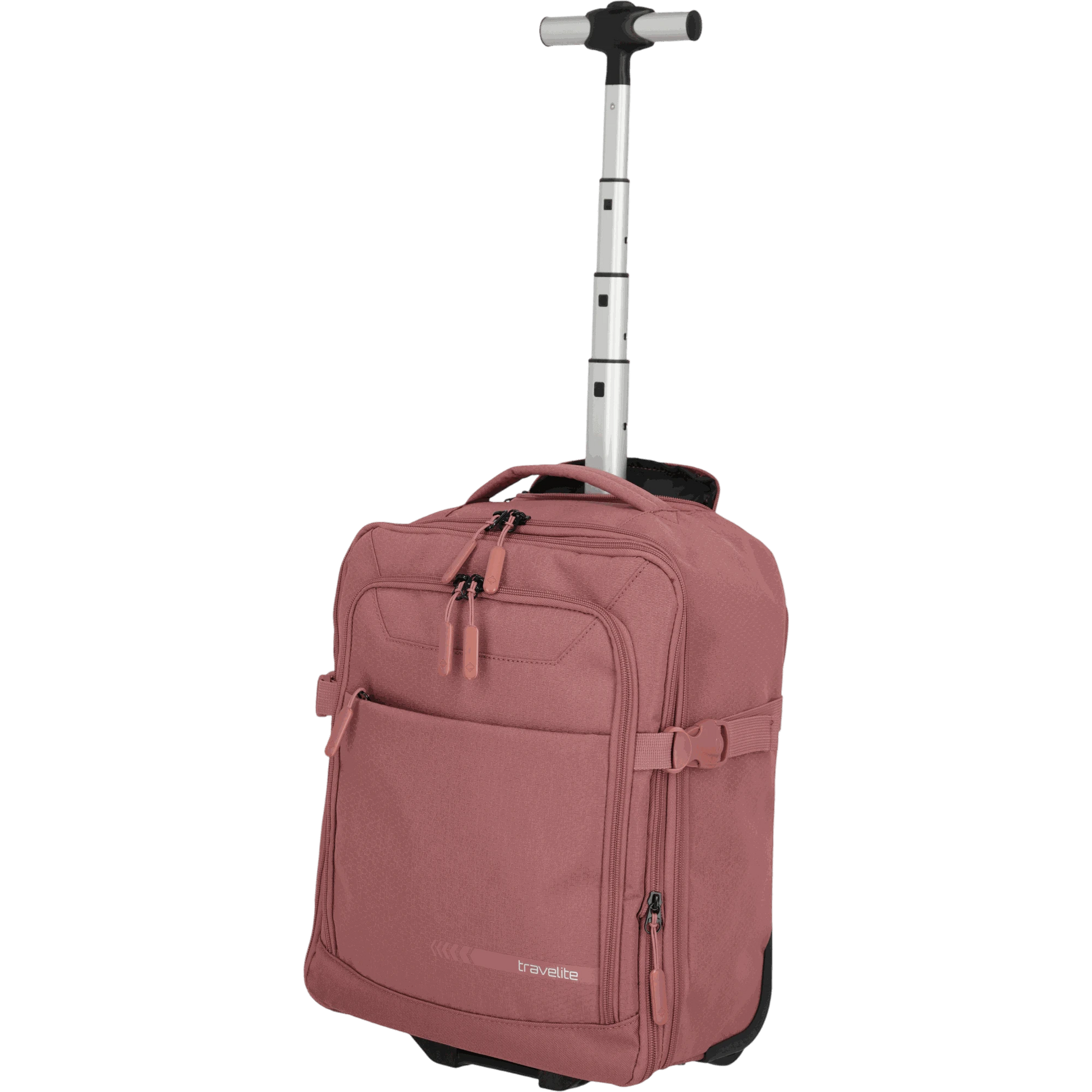Travelite Kick Off Trolley-Rucksack 40 cm -Rosé KOFFER-PLUS.COM