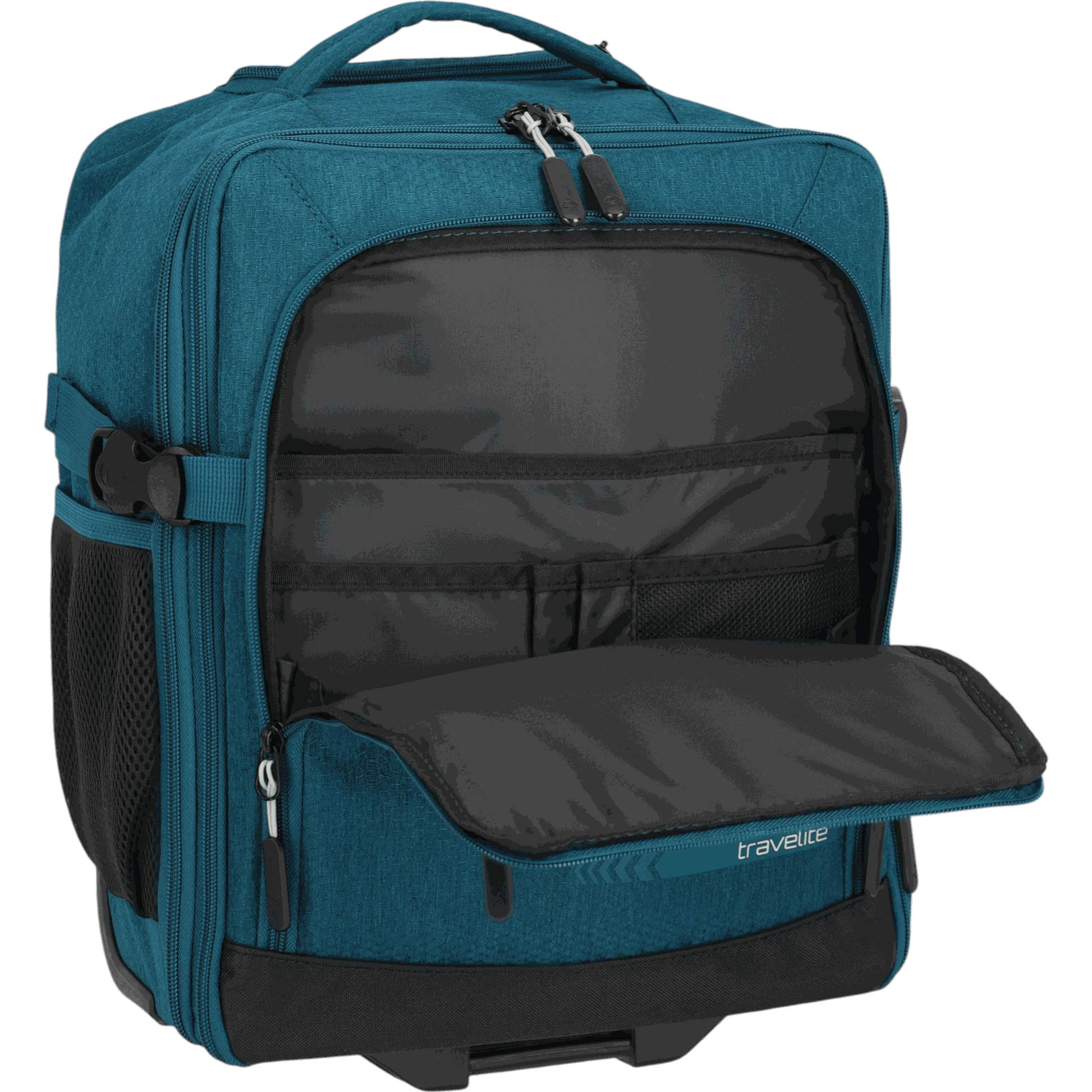 Travelite Kick Off Trolley-Rucksack 40 cm -Petrol KOFFER-PLUS.COM