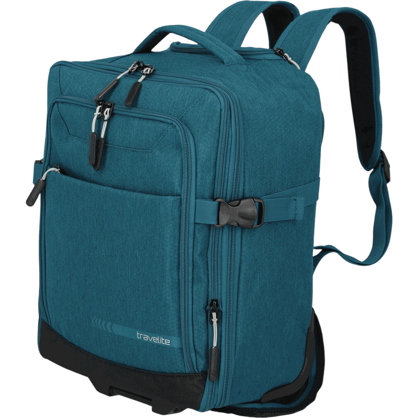 Travelite Kick Off Trolley-Rucksack 40 cm -Petrol KOFFER-PLUS.COM