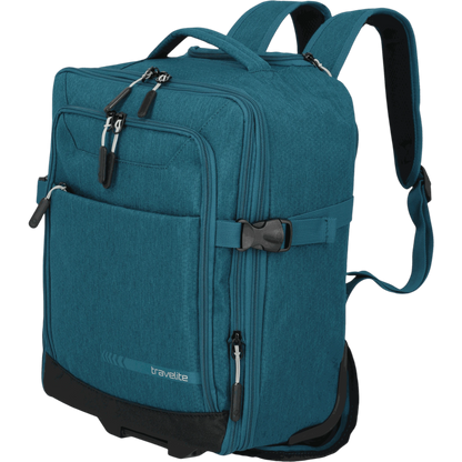 Travelite Kick Off Trolley-Rucksack 40 cm -Petrol KOFFER-PLUS.COM