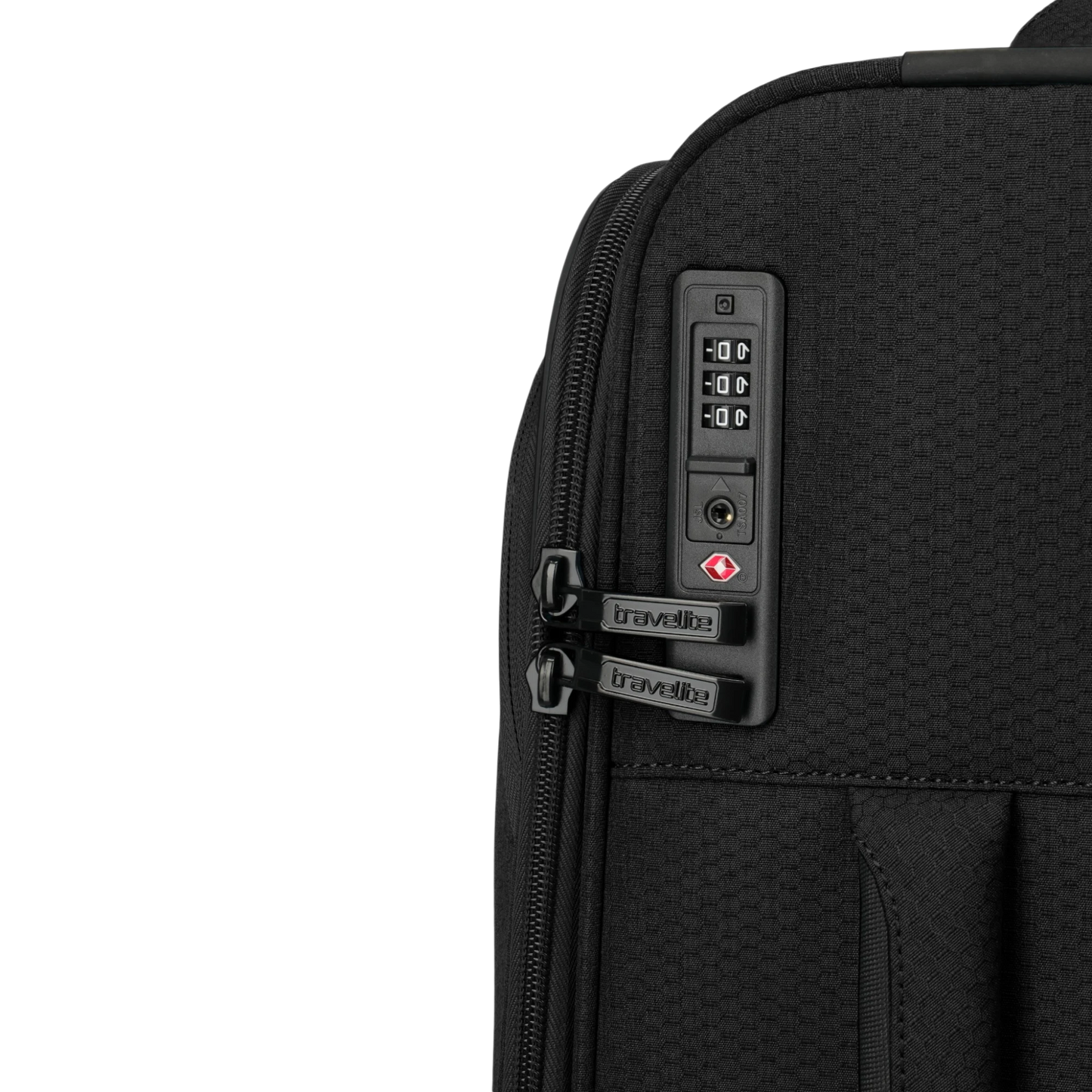 Travelite Kick Off 4-Rollen-Kabinentrolley S 55 cm -Schwarz