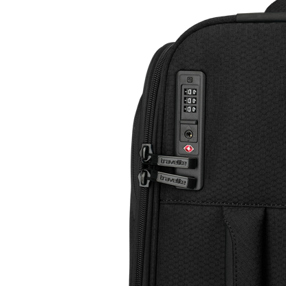 Travelite Kick Off 4-Rollen-Kabinentrolley S 55 cm -Schwarz