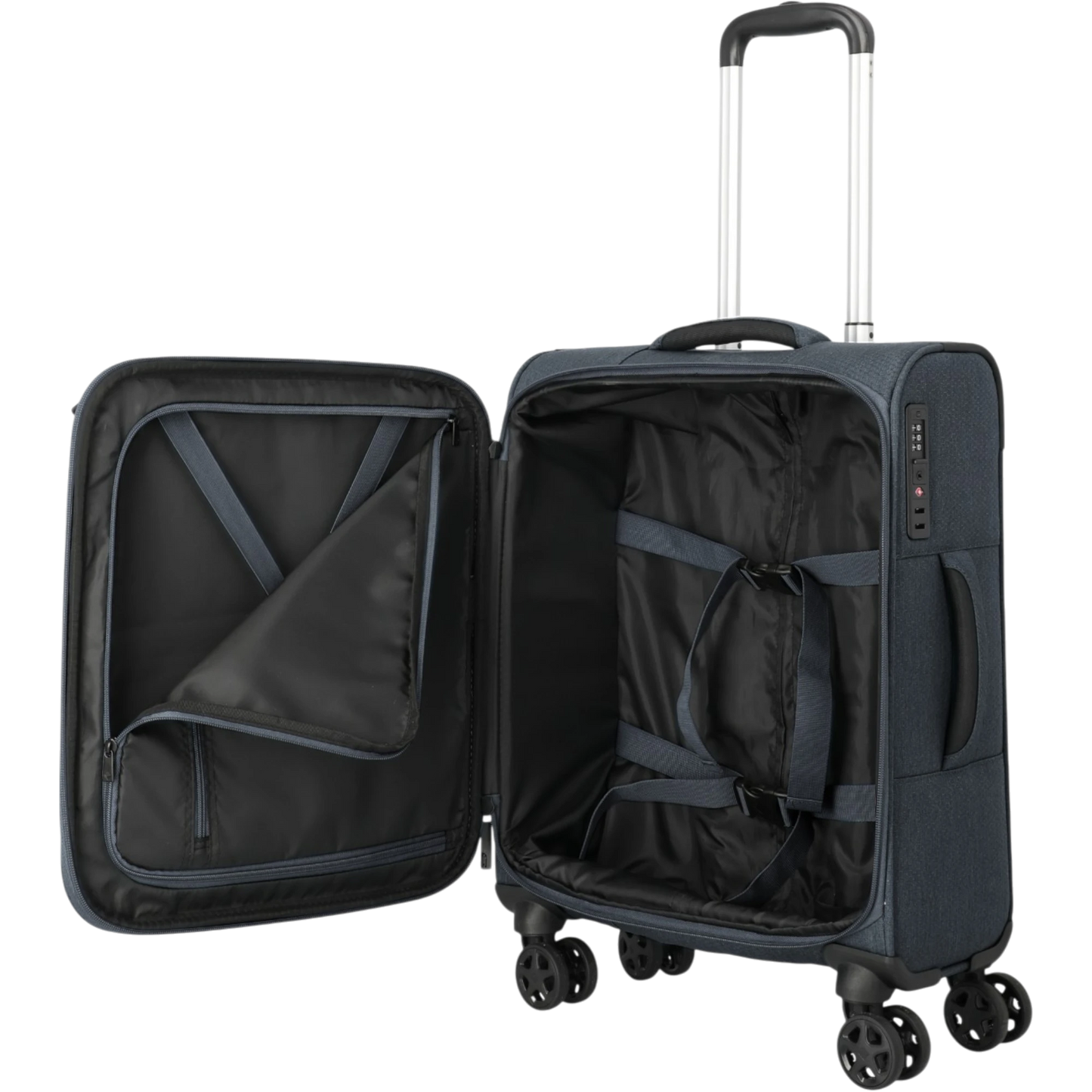 Travelite Kick Off 4-Rollen-Kabinentrolley S 55 cm -Anthrazit