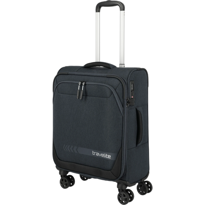 Travelite Kick Off 4-Rollen-Kabinentrolley S 55 cm -Anthrazit