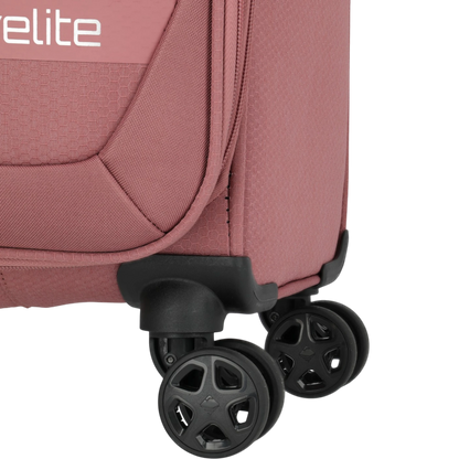 Travelite Kick Off 4-Rollen-Kabinentrolley S 55 cm -Rose