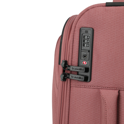 Travelite Kick Off 4-Rollen-Kabinentrolley S 55 cm -Rose