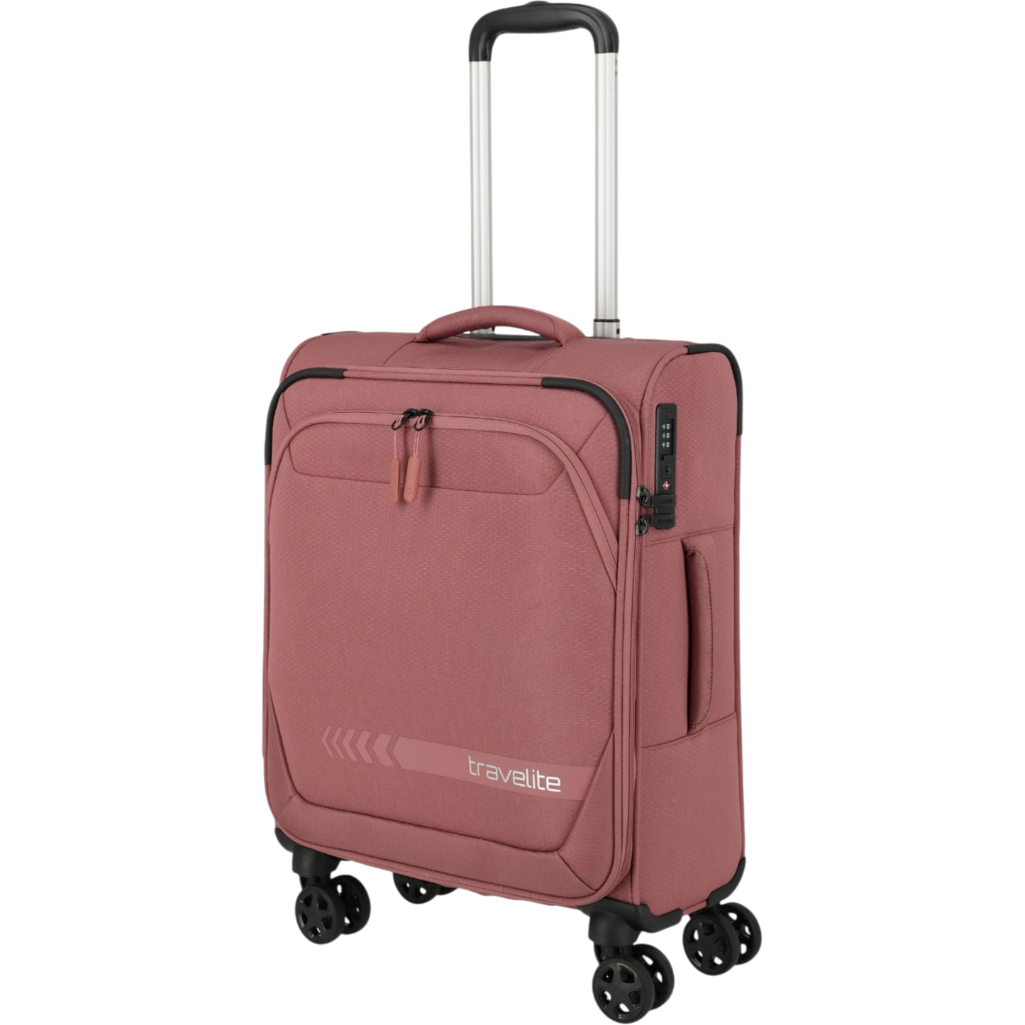 Travelite Kick Off 4-Rollen-Kabinentrolley S 55 cm -Rose