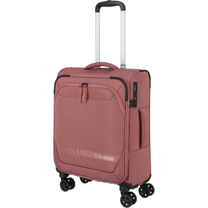 Travelite Kick Off 4-Rollen-Kabinentrolley S 55 cm -Rose