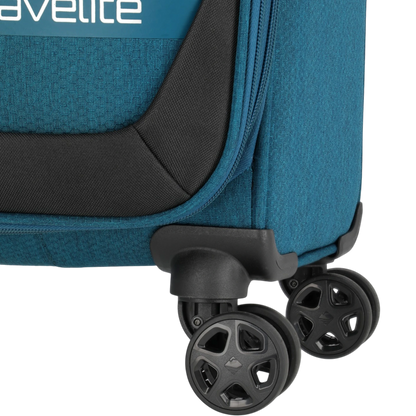 Travelite Kick Off 4-Rollen-Kabinentrolley S 55 cm -Petrol