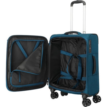 Travelite Kick Off 4-Rollen-Kabinentrolley S 55 cm -Petrol