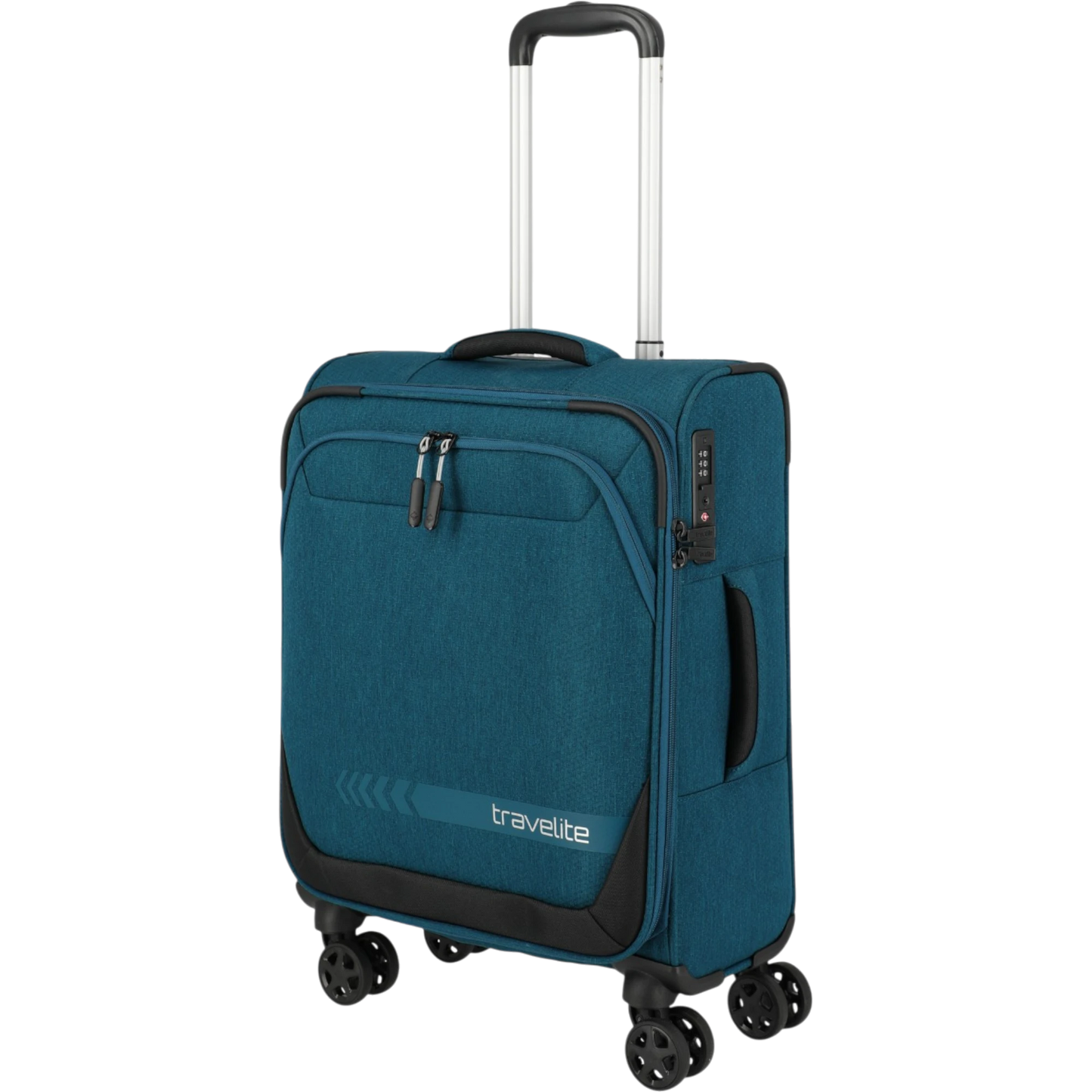 Travelite Kick Off 4-Rollen-Kabinentrolley S 55 cm -Petrol