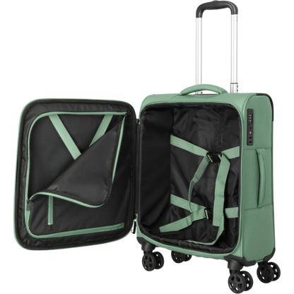 Travelite Kick Off 4-Rollen-Kabinentrolley S 55 cm -Salbei
