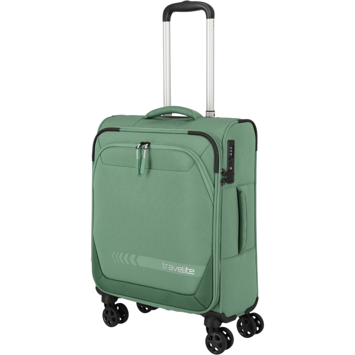 Travelite Kick Off 4-Rollen-Kabinentrolley S 55 cm -Salbei