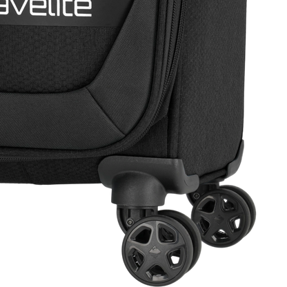 Travelite Kick Off 4-Rollen-Trolley M erw. 67 cm -Schwarz