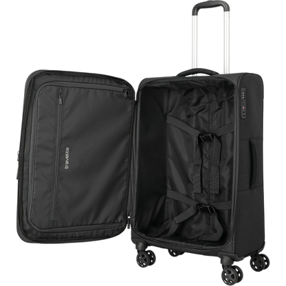 Travelite Kick Off 4-Rollen-Trolley M erw. 67 cm -Schwarz