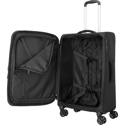Travelite Kick Off 4-Rollen-Trolley M erw. 67 cm -Schwarz