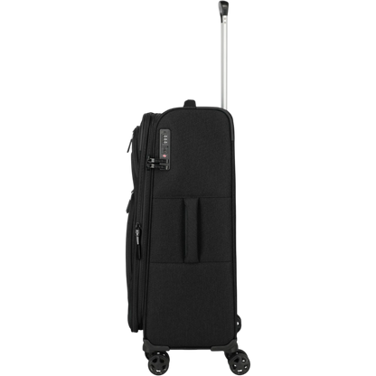 Travelite Kick Off 4-Rollen-Trolley M erw. 67 cm -Schwarz