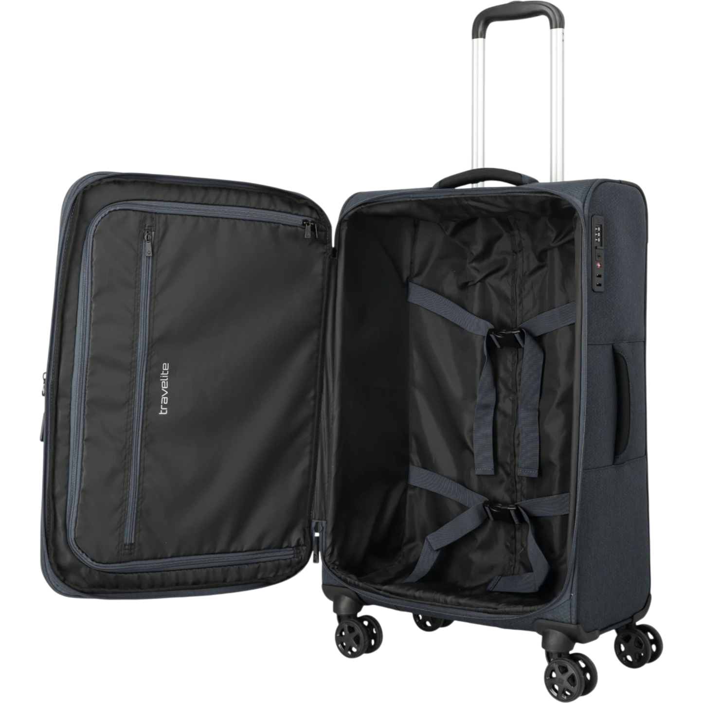Travelite Kick Off 4-Rollen-Trolley M erw. 67 cm -Anthrazit
