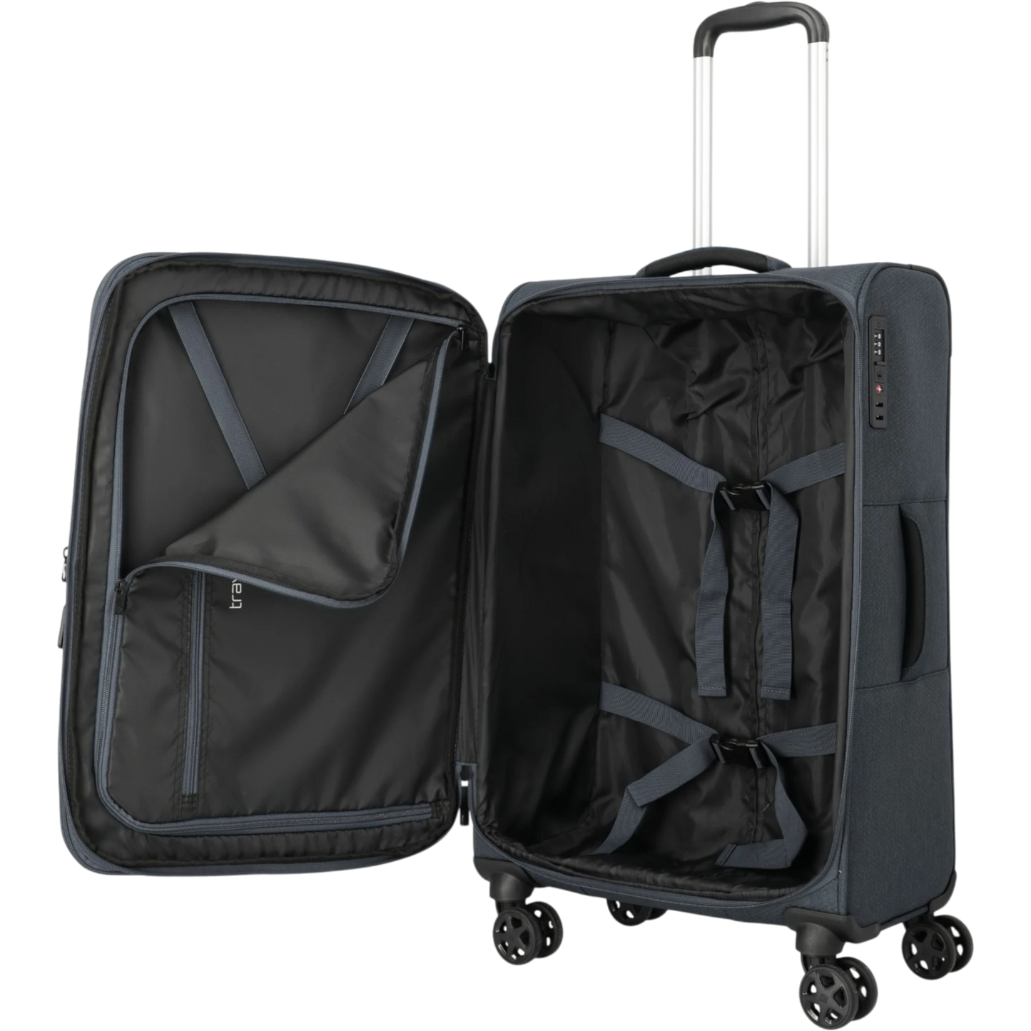Travelite Kick Off 4-Rollen-Trolley M erw. 67 cm -Anthrazit