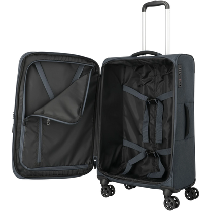 Travelite Kick Off 4-Rollen-Trolley M erw. 67 cm -Anthrazit