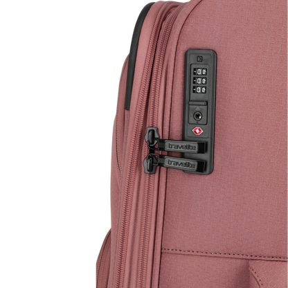 Travelite Kick Off 4-Rollen-Trolley M erw. 67 cm -Rose