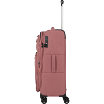 Travelite Kick Off 4-Rollen-Trolley M erw. 67 cm -Rose