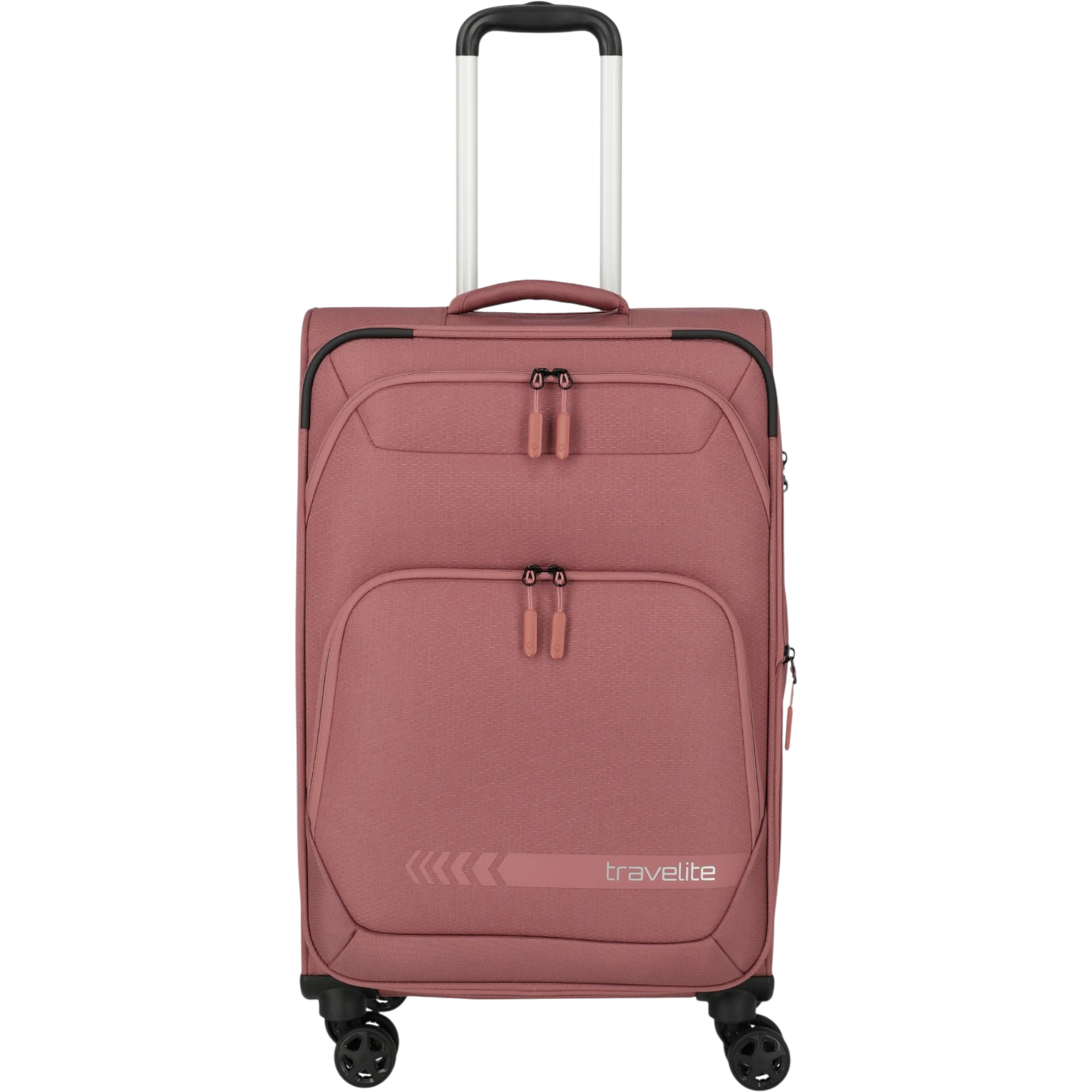 Travelite Kick Off 4-Rollen-Trolley M erw. 67 cm -Rose