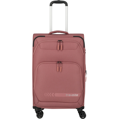 Travelite Kick Off 4-Rollen-Trolley M erw. 67 cm -Rose