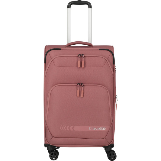 Travelite Kick Off 4-Rollen-Trolley M erw. 67 cm -Rose KOFFER-PLUS.COM