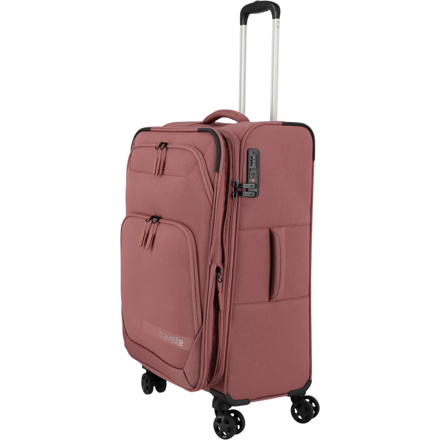 Travelite Kick Off 4-Rollen-Trolley M erw. 67 cm -Rose